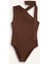 Tek Omuzlu Bağlama Detaylı Çıtçıtlı Body F9569AX25HS 7