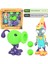 Plants Vs Toys Bezelye Nişancısı Güneş Tanrısı Kovboy Zombi Seti Çocuk Oyuncakları (Yurt Dışından) 1