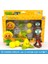 Plants Vs Toys Bezelye Nişancısı Güneş Tanrısı Kovboy Zombi Seti Çocuk Oyuncakları (Yurt Dışından) 1