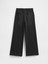 Kız Çocuk Siyah Pull-On Wide-Leg Jean Pantolon 3