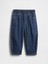 Erkek Bebek Mavi Pull-On Barrel Jean Pantolon 4