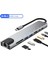 8 In 1 Type C To Hdtv Çok Portlu Hub 4K HDMI Pd RJ45 USB 3.0 Sd Tf Çevirici Adaptör 3