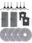 Dreame Mova E30 Için Ultra Supping Robot Vakum Temizleyici Aksesuarları Kit 6 Yan Fırça 2 Filtre 4 Mop Pad 2 Toz Çanta (Yurt Dışından) 1