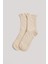 Bg Store Kız Çocuk Ekru Çorap 2