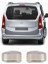 Opel Combo E Uyumlu 2019 ve Üzeri Krom Menteşe Kapağı 2 Parça Paslanmaz Çelik 2