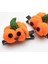 Turuncu Bal Kabağı Figür Ikili Halloween Klips Toka Set 2
