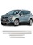 Ford Kuga Uyumlu 2008-2013 Krom Yan Kapı Çıtası 4 Parça Paslanmaz Çelik 2