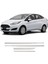 Ford Fiesta Mk6 Uyumlu 2009-2017 Krom Yan Kapı Çıtası 4 Parça Paslanmaz Çelik 2