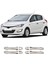 Hyundai I20 Uyumlu 2012-2014 Krom Kapı Kolu 4 Kapı Paslanmaz Çelik 2