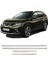 Nissan X-Trail Uyumlu 2014 ve Üzeri Krom Yan Kapı Çıtası 4 Parça Paslanmaz Çelik 2