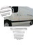 Mercedes Sprinter Uyumlu 2006-2017 Krom Yan Kapı Çıtası Uzun Şasi 10 Parça Paslanmaz Çelik 1