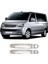 Volkswagen T5 Transporter Uyumlu 2003-2023 Krom Kapı Kolu 2 Kapı Paslanmaz Çelik 3