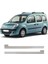 Renault Kangoo Uyumlu 2008 ve Üzeri Krom Sürgü Çıtası 2 Parça Paslanmaz Çelik 2
