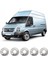 Ford Transit Uyumlu 2002-2014 Krom Kilit Açma 5 Parça Paslanmaz Çelik 2
