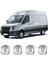 Volkswagen Crafter 2006-2012 Krom Kapı Kolu Tası 4 Kapı Paslanmaz Çelik 2