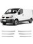 Renault Trafic Uyumlu 2010-2014 Krom Ön Panjur 6 Parça Paslanmaz Çelik 2