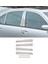 Mercedes W211 Uyumlu Krom Kapı Direği 6 Parça Paslanmaz Çelik 1
