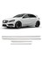 Mercedes A-Class W176 Uyumlu 2013-2018 Krom Yan Kapı Çıtası 4 Parça Paslanmaz Çelik 2