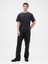 Erkek Siyah Relaxed Straight Jean Pantolon 1