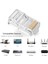 100 Adet - RJ45 Konnektör Network Cat5 Cat6 Jak Jack Ethernet Uç 3