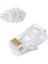 100 Adet - RJ45 Konnektör Network Cat5 Cat6 Jak Jack Ethernet Uç 5