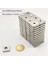 Havşa Delikli Neodyum Mıknatıs 20X20X5MM -Havşa 10.5 - Delik-2mm 3