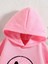 Kız Çocuk Pembe Kapüşonlu Sweatshirt – Emoji Baskılı, Rahat Oversize 3