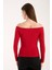 Kadın Uzun Kollu Geniş Yaka Esnek Bluz – Modern ve Zarif 3007 3