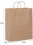 18*24*8 Kraft Saplı Kağıt Çanta 25 Adet 1