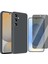 Samsung Galaxy S24 FE Kılıf Kamera Korumalı Kartlık Hazneli Zore Vitra Kapak + Hayalet Ekran Koruyucu 1