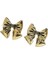 EH4323 Altın Vintage Fiyonk Tasarımlı Kadın Küpeleri (Yurt Dışından) 1