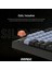 Kb-98 Sessiz Rainbow Q Türkçe Klavye Membrane Oyuncu Klavyesi Gaming Klavye 2