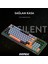 Kb-98 Sessiz Rainbow Q Türkçe Klavye Membrane Oyuncu Klavyesi Gaming Klavye 5