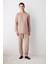 Basic Bej Jogger Pantolon Pijama Takımı 11