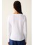 Pamuklu Beyaz Basic Uzun Kol Üst 1