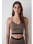 Haki Seamless Dikişsiz Çapraz Askılı Spor Sütyeni 11
