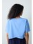 Mavi Sırt Detaylı Tişört 5