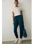 Koyu Yeşil Silky Feel Normal Bel Jogger 3