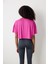 Modal Crop Fuşya Tişört 5