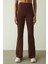 Cappuccino Easy Yüksek Bel Slim Fit Ispanyol Paça Pantolon 11