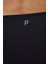 Siyah Yüksek Bel Pamuk Modal Karışımlı Slim Fit Spor Tayt 1