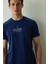 Indigo Erkek Western Sloganlı Kısa Kollu Pamuklu Pijama Takımı 7