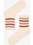 5 Çift Pamuklu Çizgili Soket Çorap 10