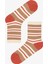 5 Çift Pamuklu Çizgili Soket Çorap 11