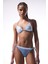 Sequin Pullu Mavi Üçgen Bikini Üstü - Gamze Erçel Koleksiyonu 9