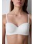 Sequin Lace Lotus Kırık Beyaz Straplez Sütyen 1