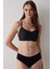 Siyah Fit Dikişsiz Balensiz Push Up Sütyen 6