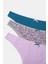 Summer Flowers Pamuklu 3lü Çok Renkli Brazilian Külot 10