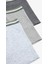 Erkek Pamuklu Basic Gray Çok Renkli 3lü Boxer Külot 10