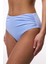 Açık Mavi High Shirred Yüksek Bel Bikini Altı 8